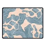 Abstract Art Line Lines Pattern Texture Fleece Blanket (Small) 50 x40  Blanket Front