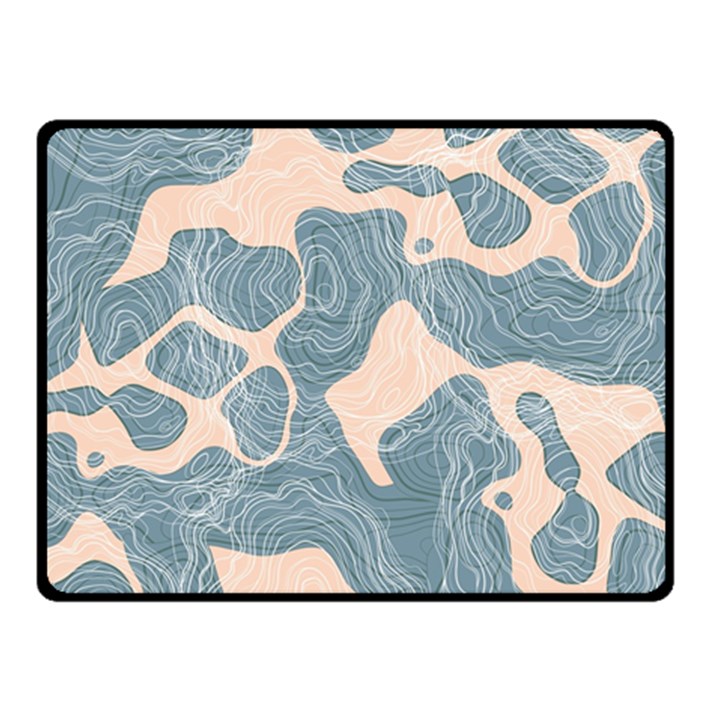 Abstract Art Line Lines Pattern Texture Fleece Blanket (Small)