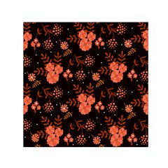 Autumn Night Pattern Glitter Square Satin Scarf (30  X 30 ) by Wegoenart