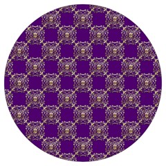 Background Pattern Design Round Trivet by Wegoenart