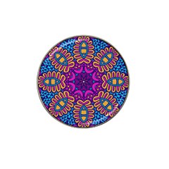 Mandala Rosette Floral Pattern Hat Clip Ball Marker (10 Pack) by Wegoenart