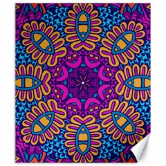 Mandala Rosette Floral Pattern Canvas 20  X 24  by Wegoenart