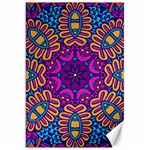 Mandala Rosette Floral Pattern Canvas 20  x 30  19.62 x28.9  Canvas - 1