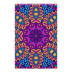 Mandala Rosette Floral Pattern Shower Curtain 48  X 72  (small)  by Wegoenart