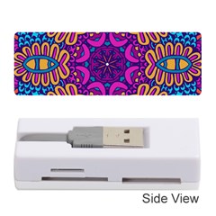 Mandala Rosette Floral Pattern Memory Card Reader (stick) by Wegoenart