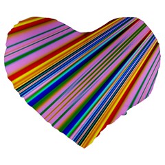 Background-colors-colorful-design Large 19  Premium Heart Shape Cushions by Pakrebo