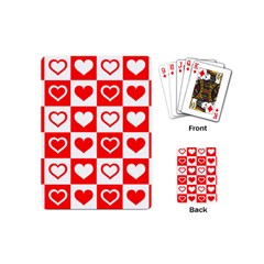 Background-card-checker-chequered Playing Cards Single Design (mini)