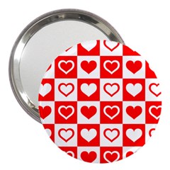 Background-card-checker-chequered 3  Handbag Mirrors