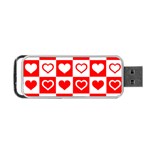 Background-card-checker-chequered Portable USB Flash (Two Sides) Front