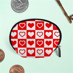 Background-card-checker-chequered Accessory Pouch (small)