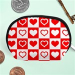 Background-card-checker-chequered Accessory Pouch (Medium) Front