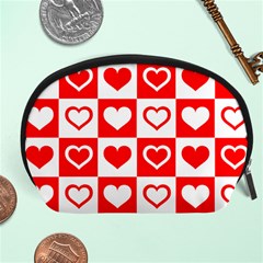 Background-card-checker-chequered Accessory Pouch (large)