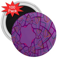 Abstract-1 3  Magnets (100 Pack) by nateshop