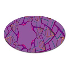 Abstract-1 Oval Magnet by nateshop