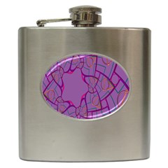 Abstract-1 Hip Flask (6 Oz) by nateshop