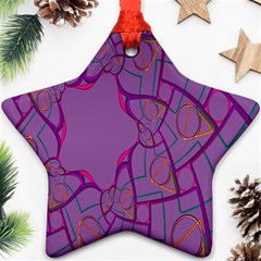 Abstract-1 Star Ornament (two Sides) by nateshop