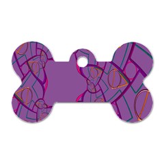 Abstract-1 Dog Tag Bone (one Side) by nateshop