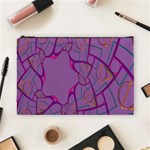 Abstract-1 Cosmetic Bag (Large) Front