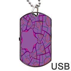 Abstract-1 Dog Tag Usb Flash (two Sides) by nateshop