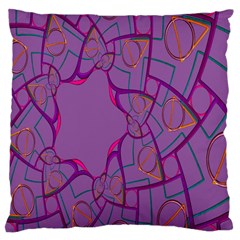 Abstract-1 Large Cushion Case (two Sides) by nateshop