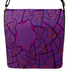 Abstract-1 Flap Closure Messenger Bag (s) by nateshop