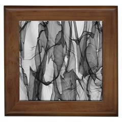 Abstract-black White (1) Framed Tile by nateshop