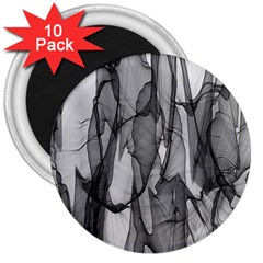 Abstract-black White (1) 3  Magnets (10 Pack)  by nateshop