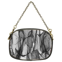 Abstract-black White (1) Chain Purse (one Side) by nateshop