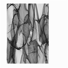 Abstract-black White (1) Large Garden Flag (two Sides) by nateshop