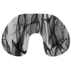 Abstract-black White (1) Travel Neck Pillow by nateshop