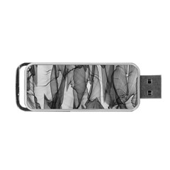 Abstract-black White (1) Portable Usb Flash (two Sides) by nateshop