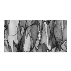 Abstract-black White (1) Satin Wrap 35  X 70  by nateshop