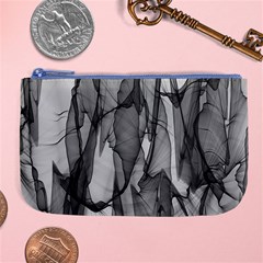 Abstract-black White (1) Large Coin Purse by nateshop