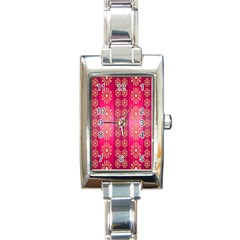 Background-15 Rectangle Italian Charm Watch by nateshop