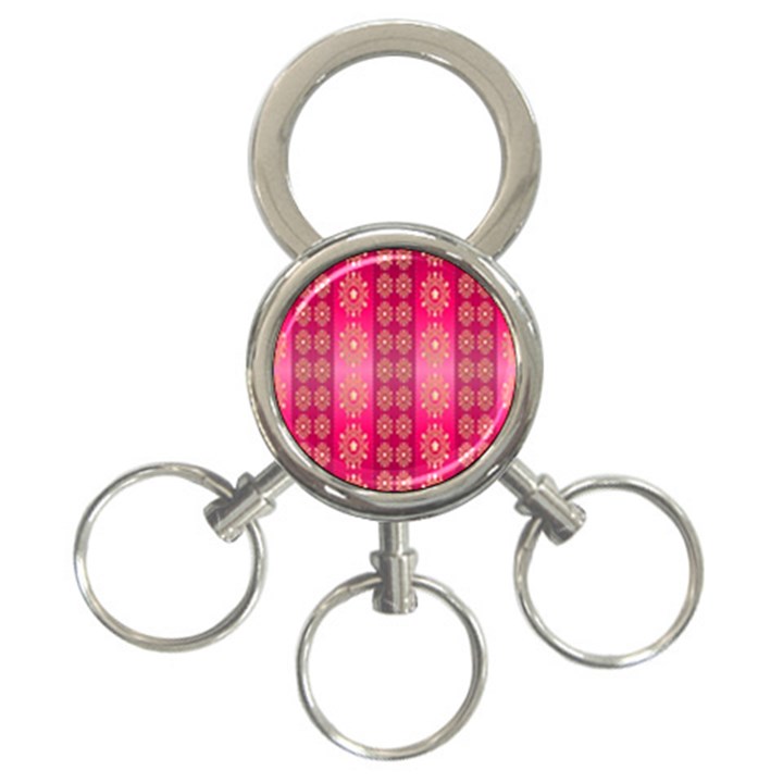 Background-15 3-Ring Key Chain