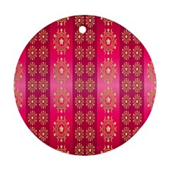 Background-15 Round Ornament (two Sides)