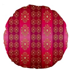 Background-15 Large 18  Premium Round Cushions by nateshop