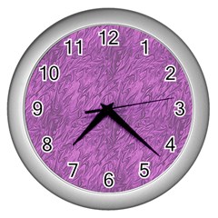 Background-17 Wall Clock (silver) by nateshop