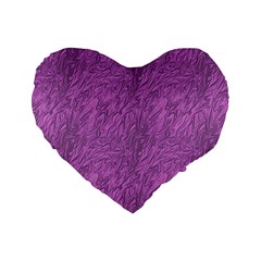 Background-17 Standard 16  Premium Flano Heart Shape Cushions by nateshop