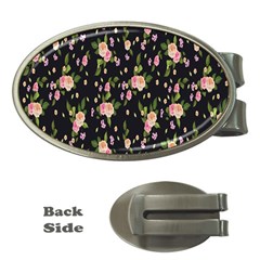 Background-roses Money Clips (oval)  by nateshop