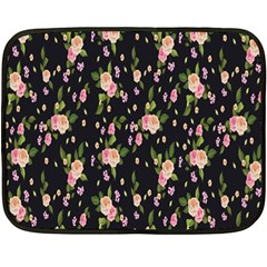 Background-roses Fleece Blanket (mini) by nateshop