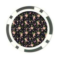 Background-roses Poker Chip Card Guard (10 Pack) by nateshop