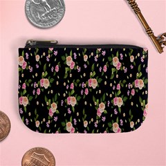 Background-roses Mini Coin Purse by nateshop