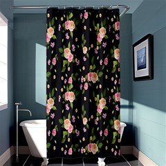 Background-roses Shower Curtain 36  X 72  (stall)  by nateshop