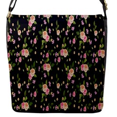 Background-roses Flap Closure Messenger Bag (s) by nateshop