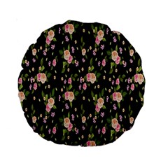 Background-roses Standard 15  Premium Round Cushions by nateshop