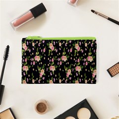 Background-roses Cosmetic Bag (xs) by nateshop