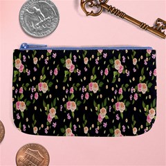 Background-roses Large Coin Purse by nateshop