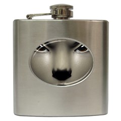 Close Up Portrait Asian Woman Close Up Portrait Asian Woman Hip Flask (6 Oz) by dflcprintsclothing