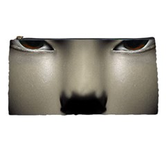 Close Up Portrait Asian Woman Close Up Portrait Asian Woman Pencil Case by dflcprintsclothing